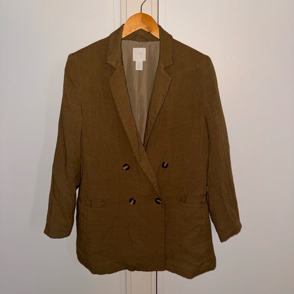H&M Brown Tailored Blazer